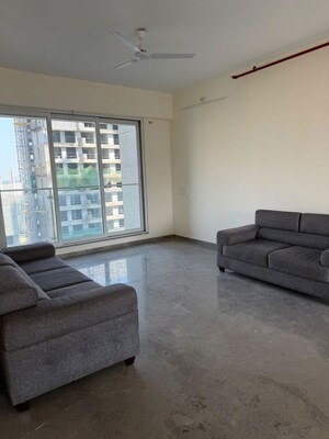 Living Room in 4 BHK Apartment at Lodha Sterling, Kolshet Road – for Rent