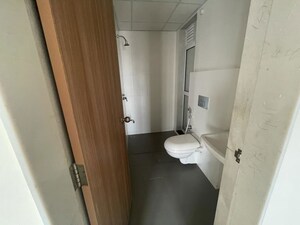 Bathroom in 3 BHK Apartment at Godrej Emerald, Ghodbunder Road – for Rent