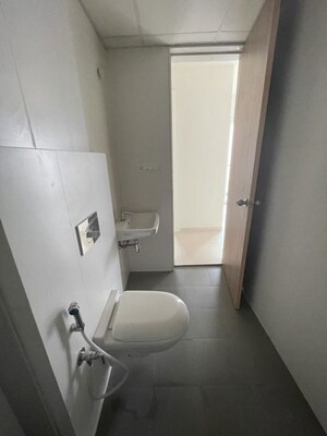 Bathroom in 3 BHK Apartment at Godrej Emerald, Ghodbunder Road – for Rent