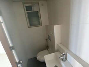 Bathroom in 3 BHK Apartment at Godrej Emerald, Ghodbunder Road – for Rent