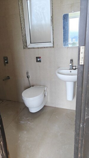 Bathroom in 1.5 BHK Apartment at Runwal Forests, Kanjurmarg West – for Rent