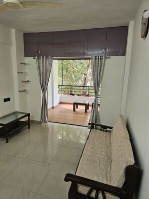 Living Room in 2 BHK Apartment at Wagholi – for Rent