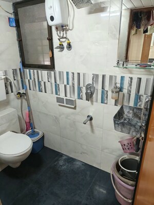 Attached Bathroom in 2 BHK Apartment at Shruti CHS, Kandivali West – for Sale