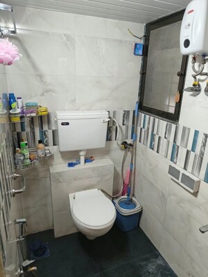 Attached Bathroom in 2 BHK Apartment at Shruti CHS, Kandivali West – for Sale