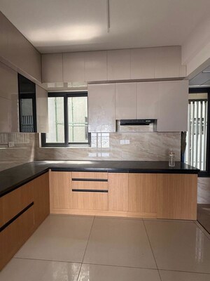 Kitchen in 3.5 BHK Apartment at Puravankara Purva Atmosphere, Thanisandra Main Road – for Rent