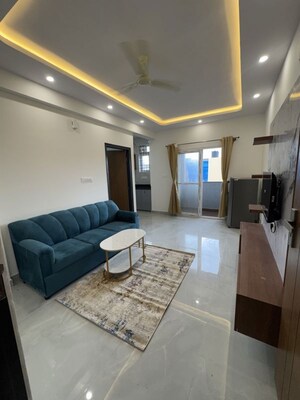 Living Room in 1 RK Builder Floor at Ashwini Layout – for Rent