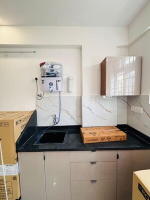 Kitchen in 1 BHK Builder Floor at Ashwini Layout – for Rent