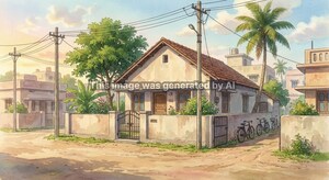  Independent House – Exterior View View at Etcherla - for Sale