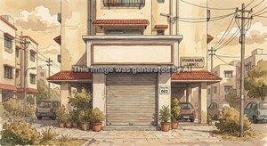 Shop – Exterior View View at Besa - for Sale