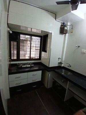 Kitchen in 1 BHK Apartment at Moraj Residency, Sanpada – for Rent
