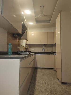 Kitchen in 3 BHK Builder Floor at East Of Kailash – for Rent