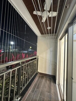 Balcony in 3 BHK Apartment at Frontline Seven, Kokapet – for Rent