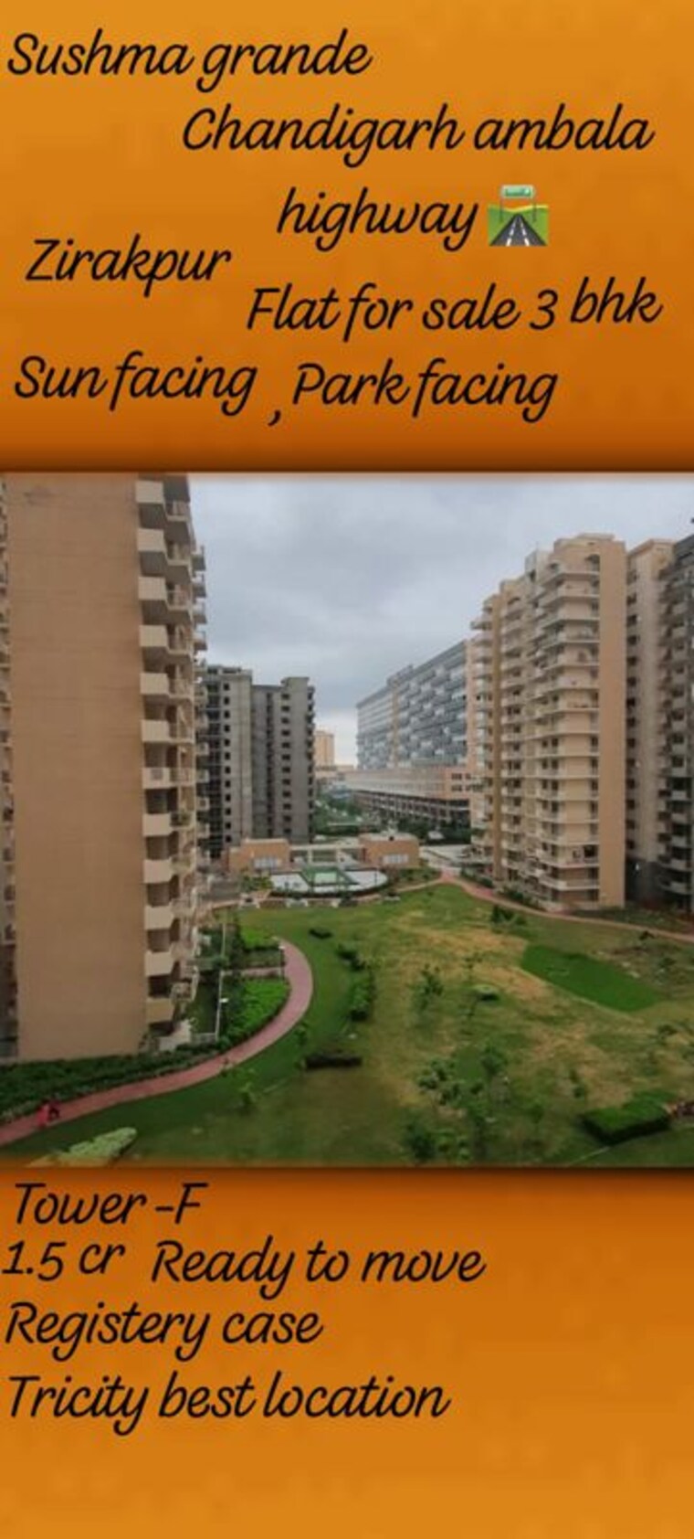 Master Plan, ambala highway 3 Bedroom 1650 Sq.Ft. Apartment In Ambala Highway Zirakpur 10734999