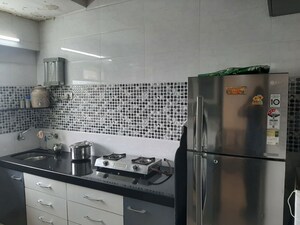 Kitchen in 1 BHK Apartment at Jinku CHS, Kandivali West – for Rent
