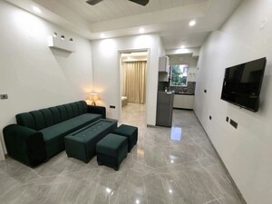 Living Room in 1 BHK Independent House at Freedom Fighters Enclave – for Rent