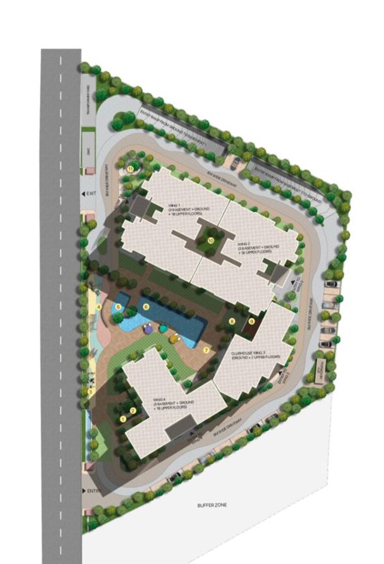 Master Plan, sobha-altair 3 Bedroom 1894 Sq.Ft. Apartment In Off Sarjapur Road Bangalore 10735047