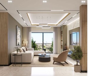 Living Room in 3 BHK Apartment at Sobha Altair, Off Sarjapur Road – for Sale