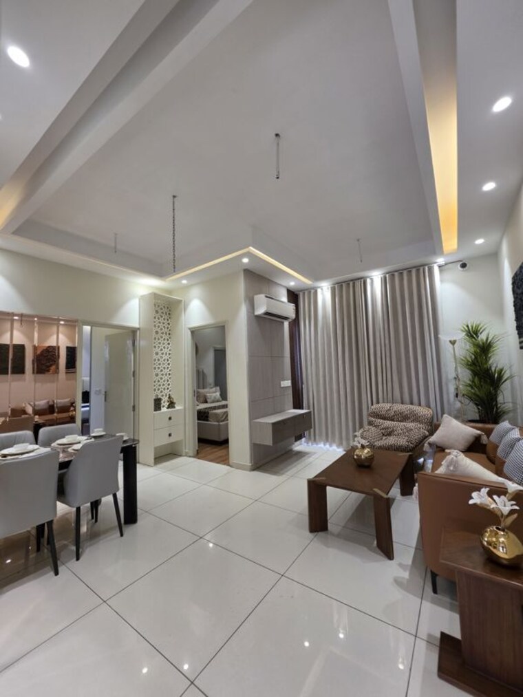 Living Room, ambala highway 2 Bedroom 1260 Sq.Ft. Apartment In Ambala Highway Zirakpur 10735044