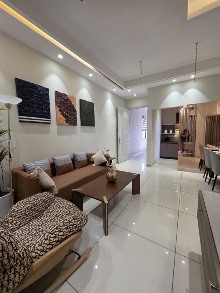 Living Room, ambala highway 2 Bedroom 1260 Sq.Ft. Apartment In Ambala Highway Zirakpur 10735044