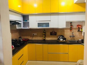 Kitchen in 3 BHK Apartment at Omaxe R2, Gomti Nagar – for Rent