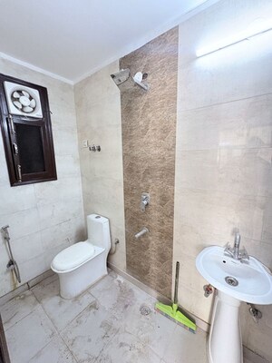 Bathroom in 3 BHK Builder Floor at Khirki Extension – for Rent