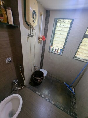 Bathroom in 2 BHK Apartment at Louis Court, Dadar West – for Rent