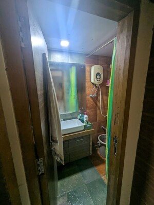 Bathroom in 2 BHK Apartment at Louis Court, Dadar West – for Rent