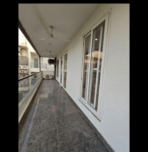 Balcony in 3 BHK Builder Floor at Unitech Deerwood Chase, Nirvana Country – for Rent