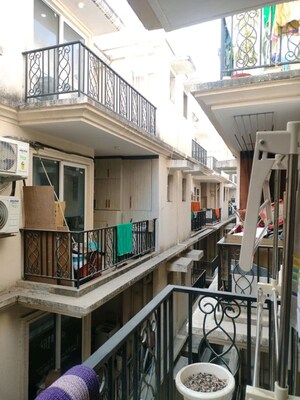 Balcony in 2.5 BHK Builder Floor at Signature Global Park 4 and 5, Sohna Sector 36 – for Rent