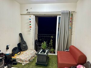 Living Room in 1 BHK Apartment at Vijay Orovia, Ghodbunder Road – for Rent