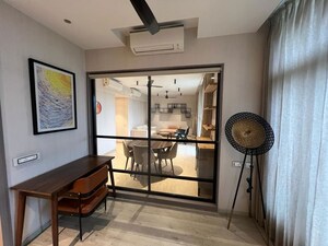 Living Room in 3 BHK Apartment at One Hiranandani Park, Ghodbunder Road – for Rent