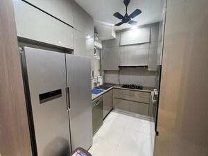 Bathroom in 3 BHK Apartment at One Hiranandani Park, Ghodbunder Road – for Rent