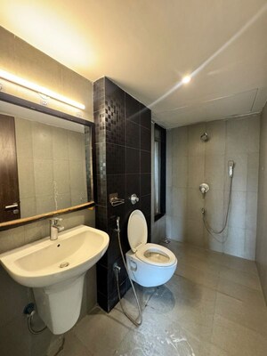 Bathroom in 2 BHK Apartment at Lodha Splendora, Ghodbunder Road – for Rent