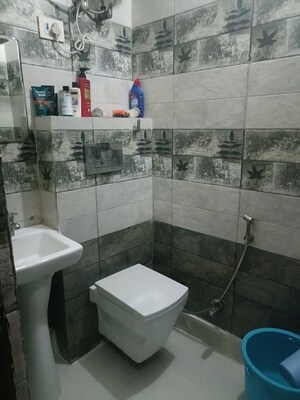 Bathroom in 3 BHK Apartment at Mansa Ram Park – for Sale