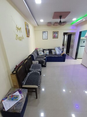 Living Room in 2 BHK Apartment at Mayurs Nature Glory, Kalwa – for Rent