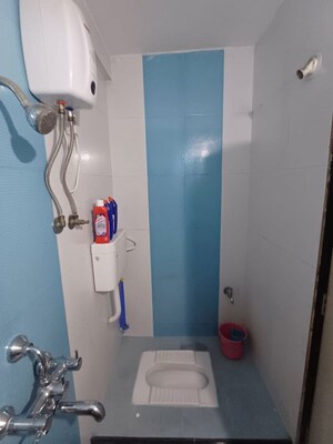 Bathroom in 2 BHK Apartment at Mayurs Nature Glory, Kalwa – for Rent