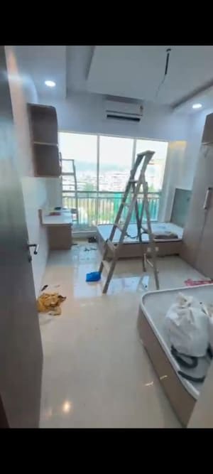 Bedroom in 3 BHK Apartment at L And T Seawoods Residences, Seawoods – for Rent
