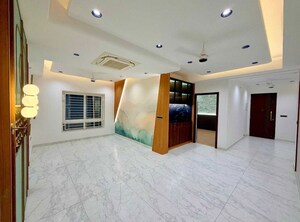 Living Room in 3 BHK Apartment at Sumadhura The Olympus, Financial District – for Rent
