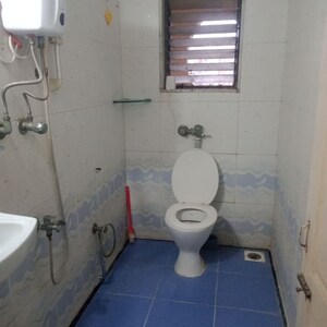 Bathroom in 2 BHK Apartment at Panch Mahal, Powai – for Rent