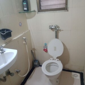 Bathroom in 2 BHK Apartment at Panch Mahal, Powai – for Rent