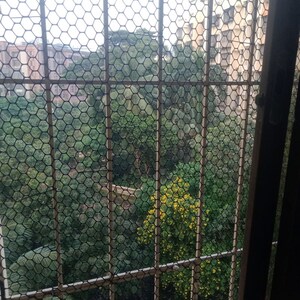 Balcony in 2 BHK Apartment at Panch Mahal, Powai – for Rent