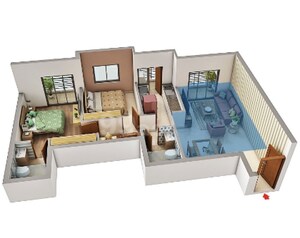 Floor Plan in 2 BHK Apartment at ACE Parkway, Sector 150 – for Sale