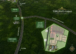  Plot – Map Location View at Chaksu - for Sale