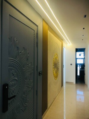 Building Lobby in 4 BHK Builder Floor at Parklands, Sector 85 – for Sale