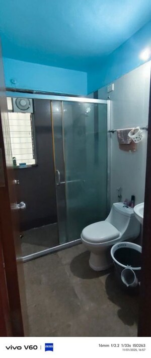 Bathroom in 2 BHK Apartment at Madhupushpa Ph-1 CHS, Wakad – for Rent
