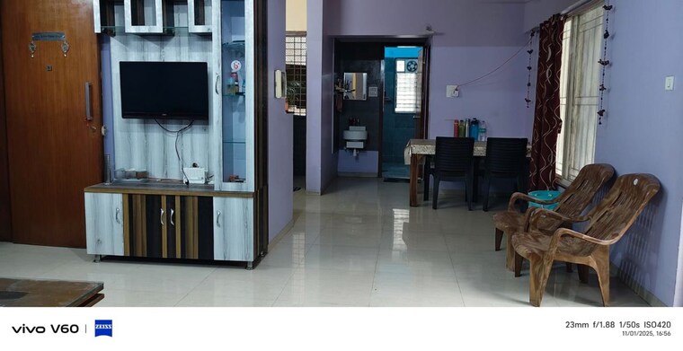 Living Room, madhupushpa-ph-1-chs 2 Bedroom 1107 Sq.Ft. Apartment In Wakad Pune 10735474