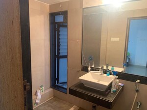 Bathroom in 2.5 BHK Apartment at Rustomjee Elanza, Malad West – for Rent