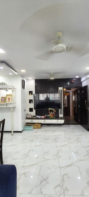 Living Room in 2 BHK Apartment at Highland Annex, Majiwada – for Rent