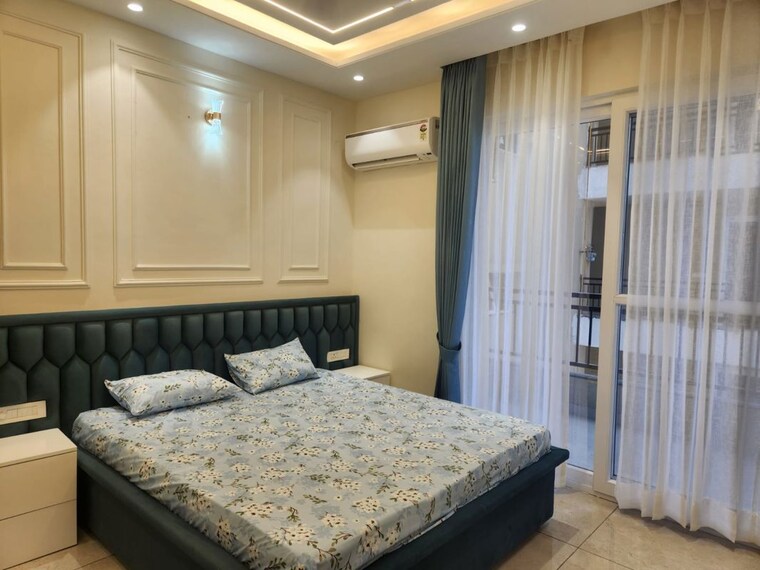 Bedroom, maya-green-lotus-utsav 3 Bedroom 2100 Sq.Ft. Apartment In International Airport Road Zirakpur 10735539