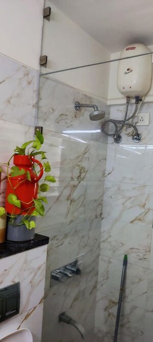 Bathroom in 2 BHK Apartment at Mermaid 1 CHS, Cbd Belapur Sector 11 – for Rent